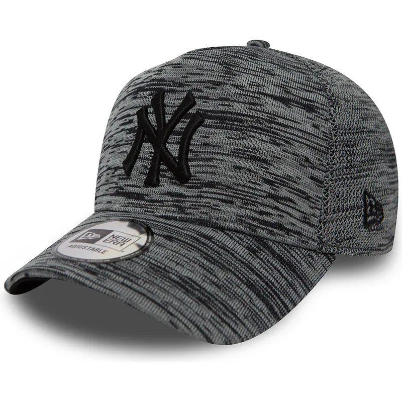 cap-izliekta-gray-snapback-a-frame-jaspeado-no-new-york-yankees-mlb-no-new-era