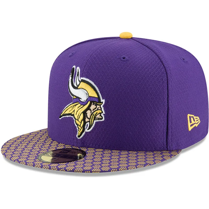 cepur-plakana-violets-pieguloss-59fifty-sideline-no-minnesota-vikings-nfl-no-new-era