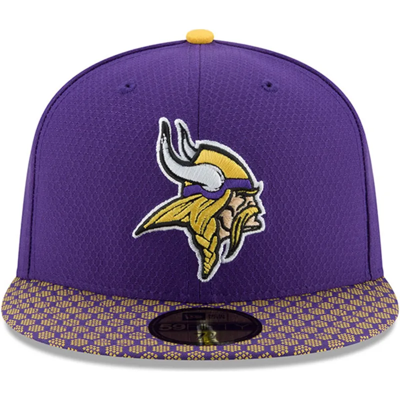 cepur-plakana-violets-pieguloss-59fifty-sideline-no-minnesota-vikings-nfl-no-new-era