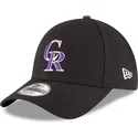 cepur-izliekta-melns-regulejams-9forty-the-league-no-colorado-rockies-mlb-no-new-era