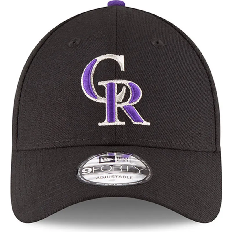 cepur-izliekta-melns-regulejams-9forty-the-league-no-colorado-rockies-mlb-no-new-era