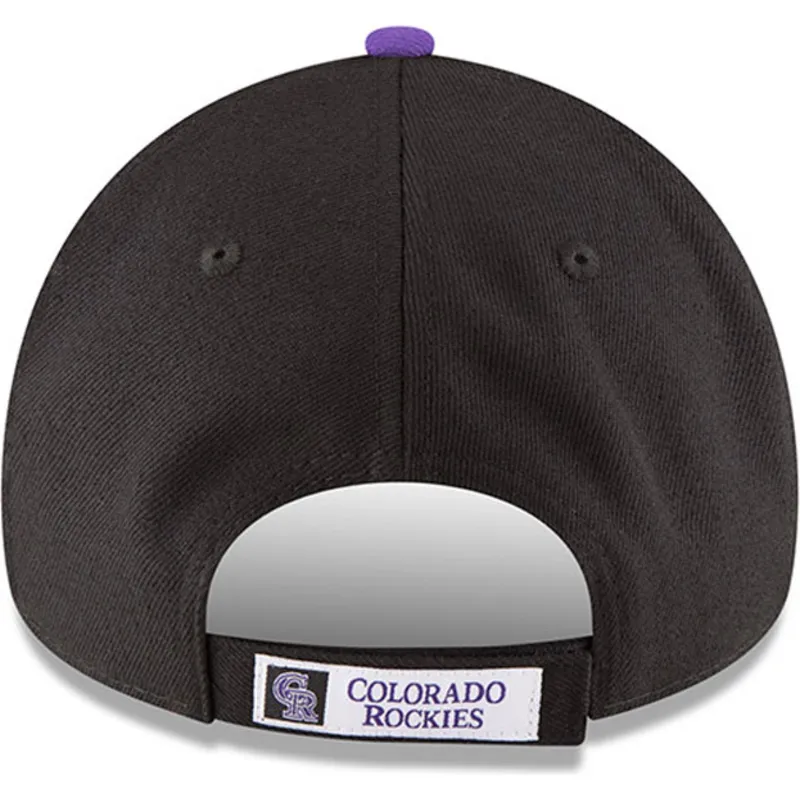 schwarze-verstellbare-gebogene-kappe-9forty-the-league-der-colorado-rockies-mlb-von-new-era