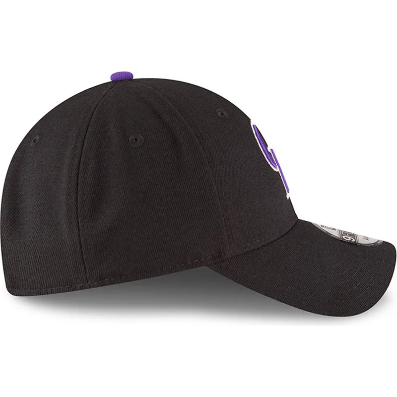 cepur-izliekta-melns-regulejams-9forty-the-league-no-colorado-rockies-mlb-no-new-era