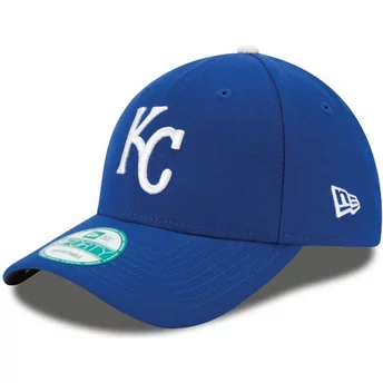 New Era Curved Brim 9FORTY The League Kansas City Royals MLB Adjustable Cap blau