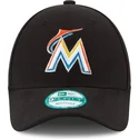 cap-izliekta-black-adjustable-strap-9forty-the-league-no-miami-marlins-mlb-no-new-era