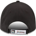 cap-izliekta-black-adjustable-strap-9forty-the-league-no-miami-marlins-mlb-no-new-era