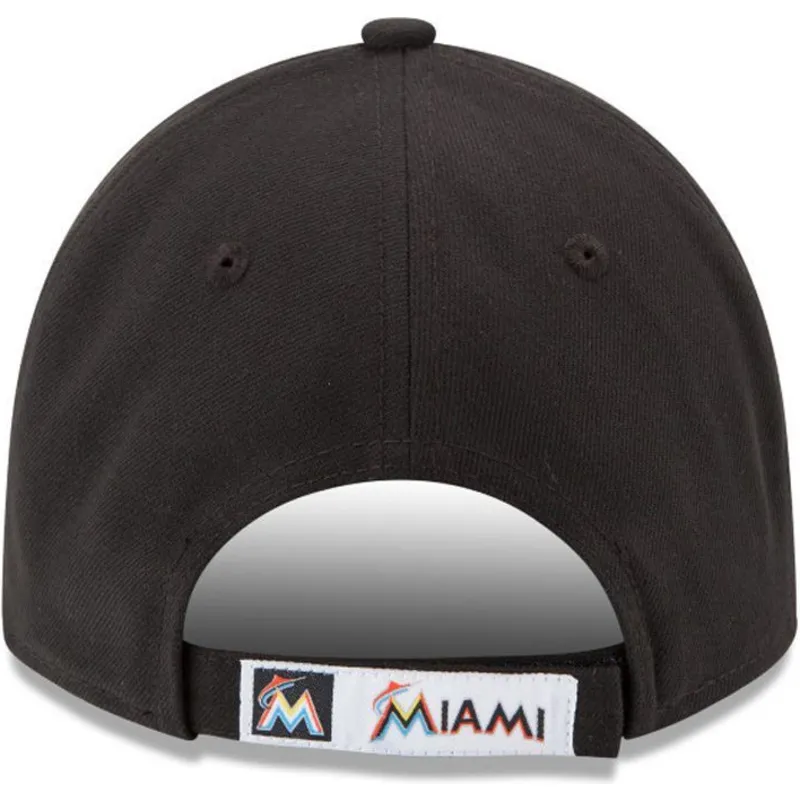 cap-izliekta-black-adjustable-strap-9forty-the-league-no-miami-marlins-mlb-no-new-era
