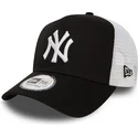cepur-izliekta-truckeris-melns-snapback-clean-a-frame-2-no-new-york-yankees-mlb-no-new-era