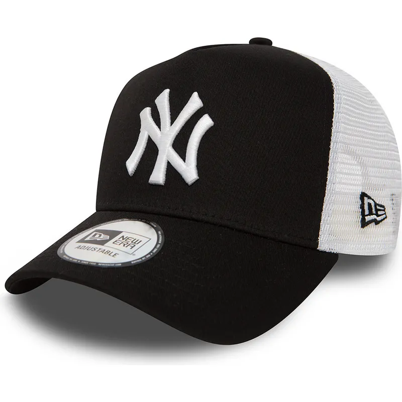 cepur-izliekta-truckeris-melns-snapback-clean-a-frame-2-no-new-york-yankees-mlb-no-new-era
