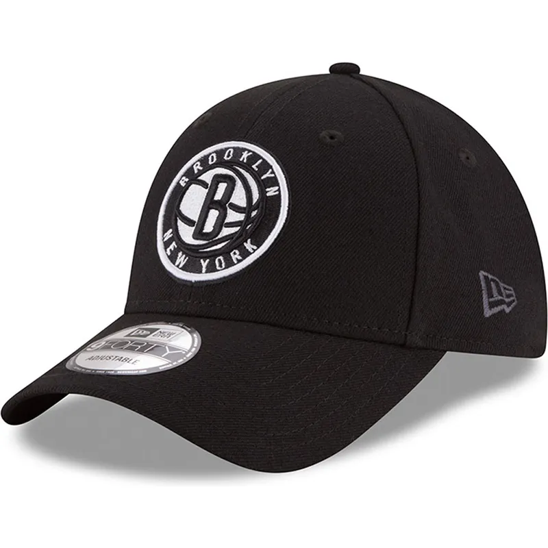 cepur-izliekta-melns-regulejams-9forty-the-league-no-brooklyn-nets-nba-no-new-era