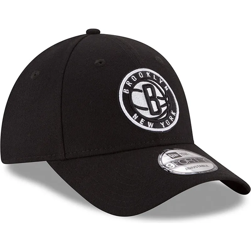 cepur-izliekta-melns-regulejams-9forty-the-league-no-brooklyn-nets-nba-no-new-era