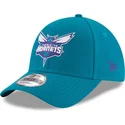 cepur-izliekta-zils-regulejama-lente-9forty-the-league-no-charlotte-hornets-nba-no-new-era