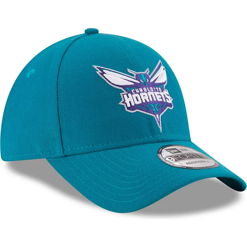 cepur-izliekta-zils-regulejama-lente-9forty-the-league-no-charlotte-hornets-nba-no-new-era
