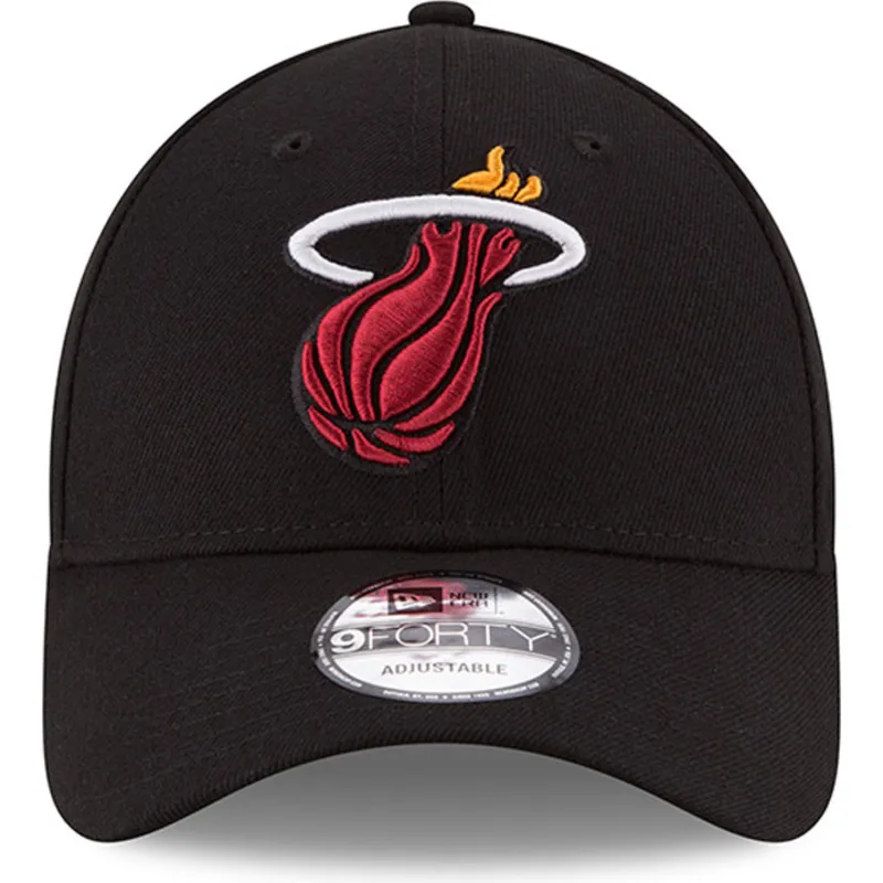 czapka-z-daszkiem-czarna-regulowana-9forty-the-league-miami-heat-nba-new-era