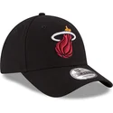 cap-izliekta-black-adjustable-strap-9forty-the-league-no-miami-heat-nba-no-new-era