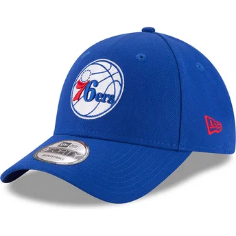 Cepur izliekta zils regulējams 9FORTY The League no Philadelphia 76ers NBA no New Era