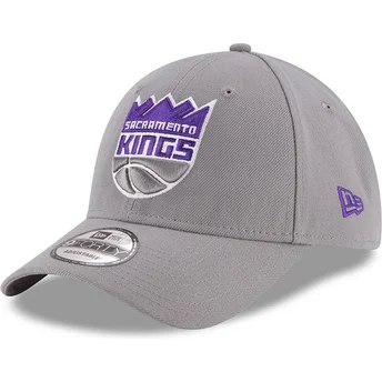 Cepur izliekta pelēks regulējams 9FORTY The League no Sacramento Kings NBA no New Era