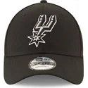 gorra-curva-negra-ajustable-9forty-the-league-de-san-antonio-spurs-nba-de-new-era