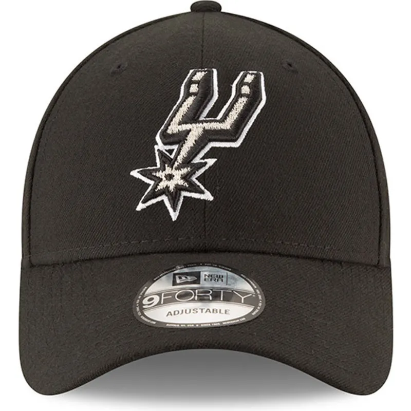cap-izliekta-black-adjustable-strap-9forty-the-league-no-san-antonio-spurs-nba-no-new-era