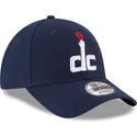 cap-izliekta-navy-blue-adjustable-strap-9forty-the-league-no-washington-wizards-nba-no-new-era
