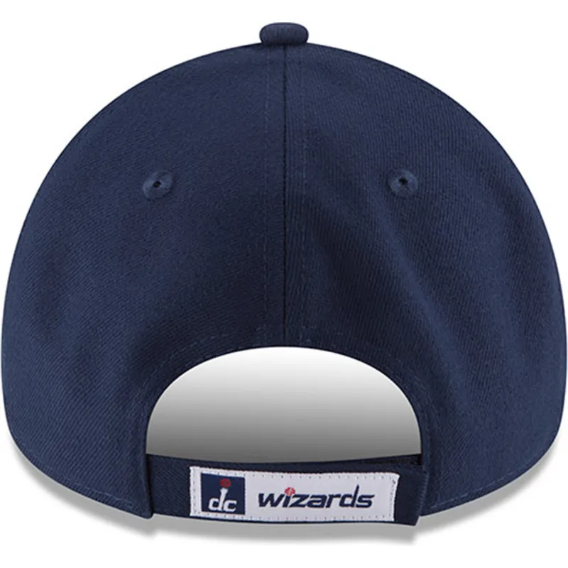 marineblaue-verstellbare-curved-cap-9forty-the-league-der-washington-wizards-nba-von-new-era