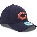 new-era-curved-brim-9forty-the-league-chicago-bears-nfl-navy-blue-adjustable-cap