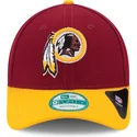 verstellbare-rote-und-gelbe-9forty-the-league-kappe-der-washington-commanders-nfl-von-new-era