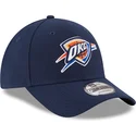cap-izliekta-navy-blue-adjustable-strap-9forty-the-league-no-oklahoma-city-thunder-nba-no-new-era