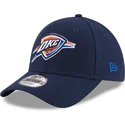 cepur-izliekta-tumsi-zils-regulejama-lente-9forty-the-league-no-oklahoma-city-thunder-nba-no-new-era