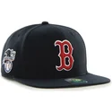 cepur-plakana-tumsi-zils-snapback-no-boston-red-sox-mlb-no-47-brand