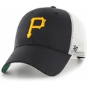 cepur-izliekta-truckeris-melns-snapback-no-pittsburgh-pirates-mlb-no-47-brand