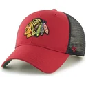 cepur-izliekta-truckeris-sarkans-snapback-no-chicago-blackhawks-nhl-no-47-brand