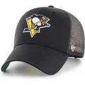 cepur-izliekta-truckeris-melns-snapback-no-pittsburgh-penguins-nhl-no-47-brand