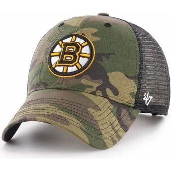 cepur-izliekta-truckeris-maskesanas-snapback-no-boston-bruins-nhl-no-47-brand