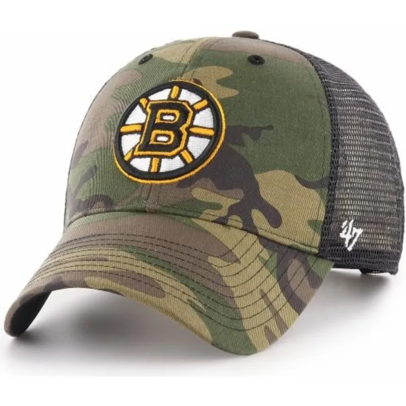 cepur-izliekta-truckeris-maskesanas-snapback-no-boston-bruins-nhl-no-47-brand