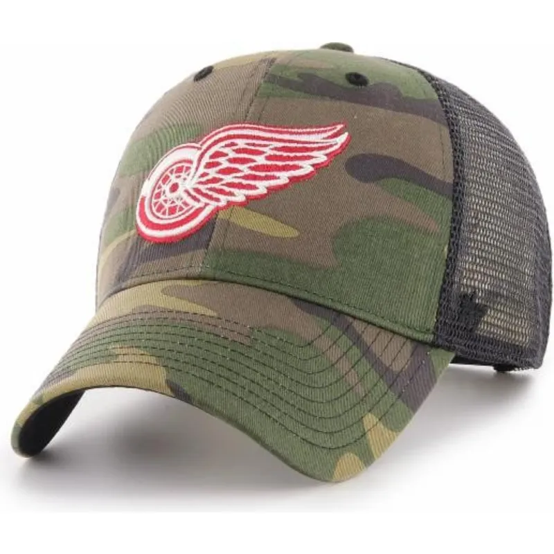 cepur-izliekta-truckeris-maskesanas-snapback-no-detroit-red-wings-nhl-no-47-brand