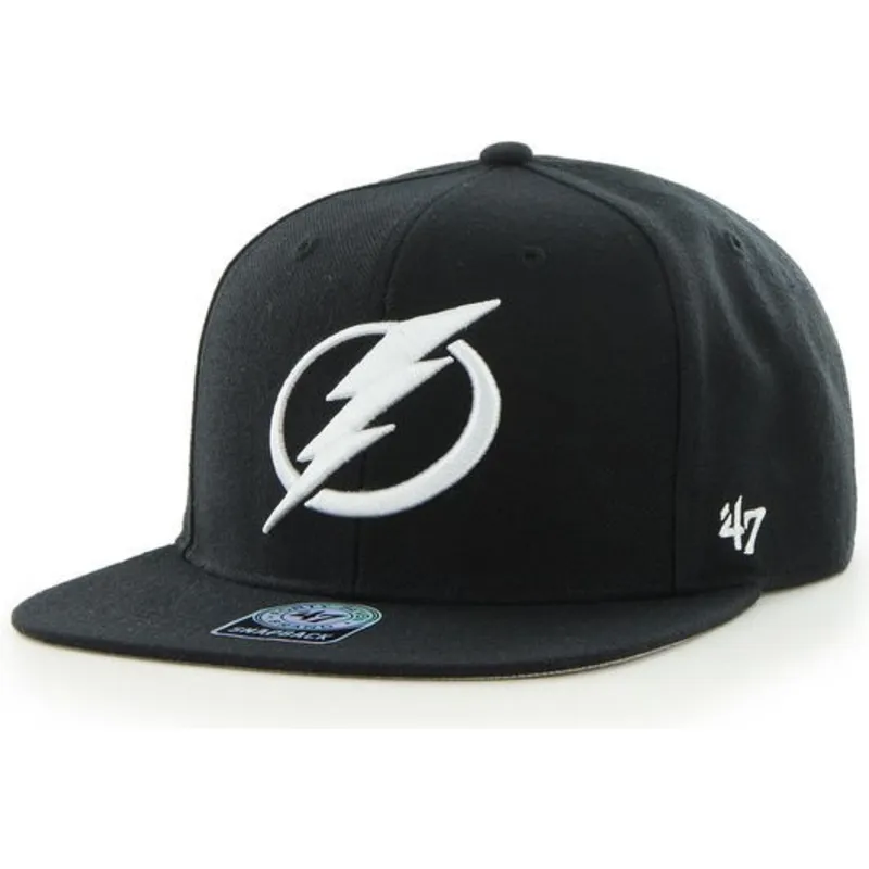 cepur-plakana-melns-snapback-no-tampa-bay-lightning-nhl-no-47-brand