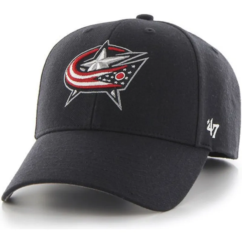 cepur-izliekta-tumsi-zils-regulejams-no-columbus-blue-jackets-nhl-no-47-brand
