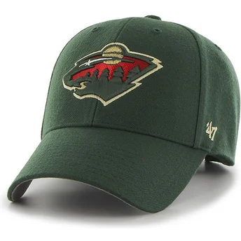 cap-izliekta-green-adjustable-strap-no-minnesota-wild-nhl-no-47-brand