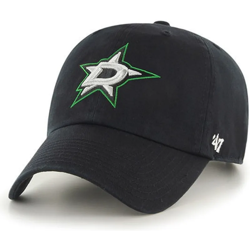 cepur-izliekta-melns-regulejams-no-dallas-stars-nhl-no-47-brand