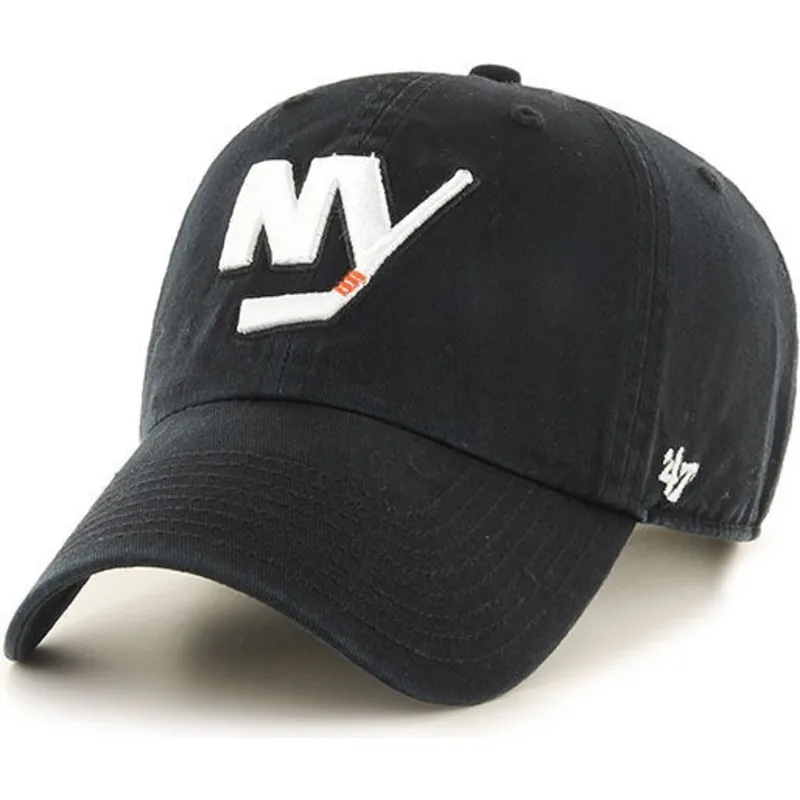 cepur-izliekta-melns-regulejams-no-new-york-islanders-nhl-no-47-brand
