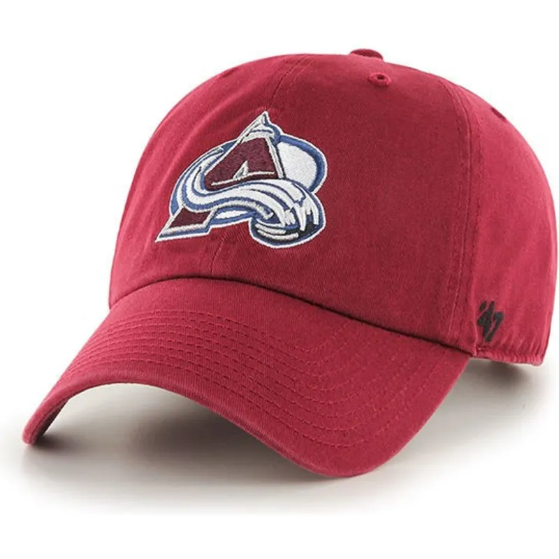 cap-izliekta-red-adjustable-strap-no-colorado-avalanche-nhl-no-47-brand