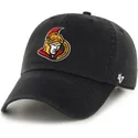 cepur-izliekta-melns-regulejams-no-ottawa-senators-nhl-no-47-brand