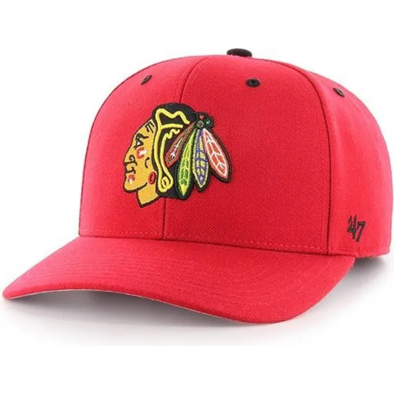 cepur-izliekta-sarkans-regulejams-no-chicago-blackhawks-nhl-no-47-brand