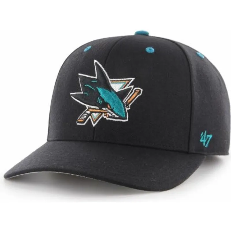 cepur-izliekta-melns-regulejams-no-san-jose-sharks-nhl-no-47-brand