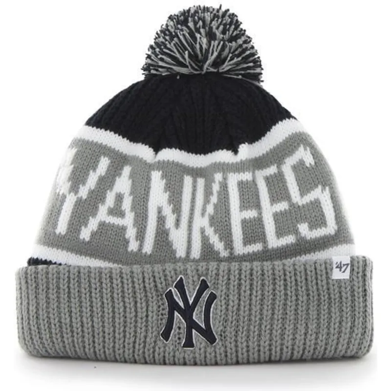 cap-pompom-gray-no-new-york-yankees-mlb-no-47-brand