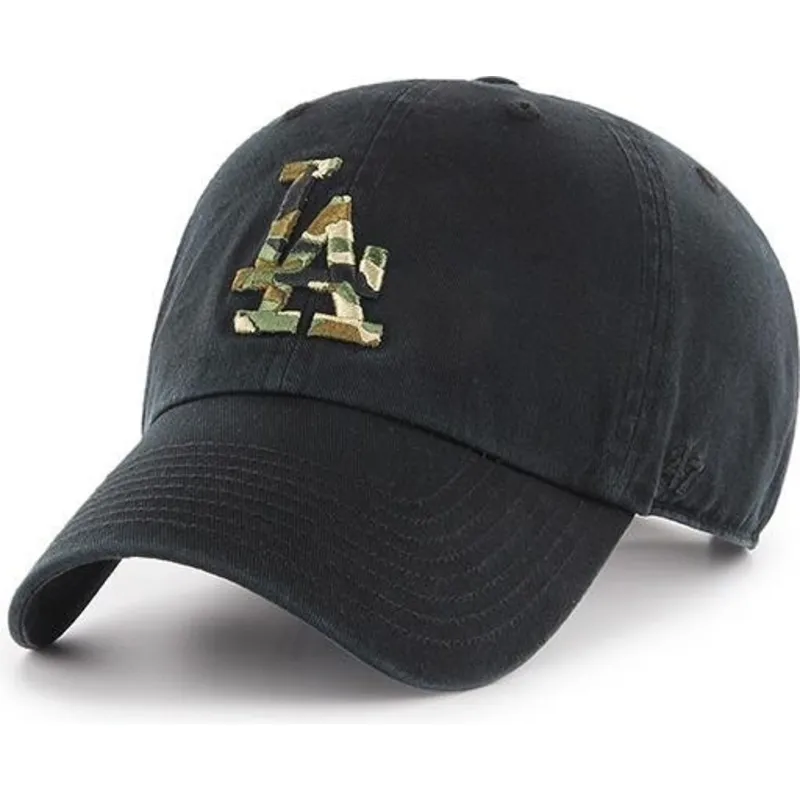 cepur-izliekta-melns-regulejams-no-los-angeles-dodgers-mlb-no-47-brand