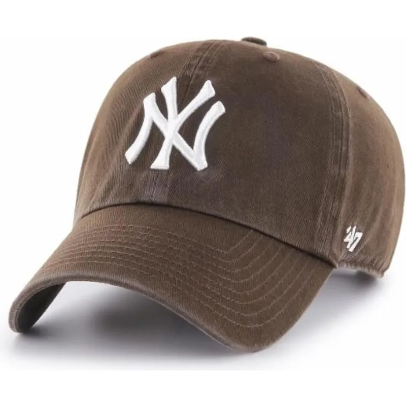 cepur-izliekta-bruns-regulejams-no-new-york-yankees-mlb-no-47-brand