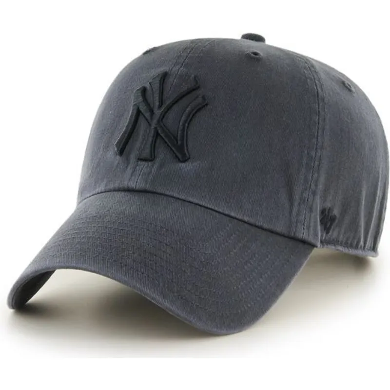 cepur-izliekta-melns-regulejams-no-new-york-yankees-mlb-no-47-brand