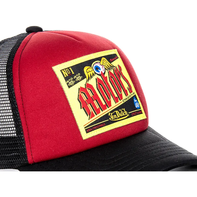 cepur-izliekta-truckeris-sarkans-snapback-ber02-no-von-dutch